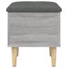vidaXL Sitzbank mit Stauraum Grau Sonoma 42x42x46 cm Holzwerkstoff