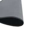 vidaXL Teppich Rund Schwarz 60 cm Bambus