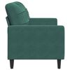 vidaXL 2-Sitzer-Sofa Dunkelgr&uuml;n 140 cm Samt