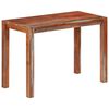 vidaXL Esstisch 110x50x76 cm Massivholz Akazie