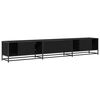 vidaXL TV-Einheiten 2 pcs Schwarz Eichen-Optik 240 x 35 x 41 cm
