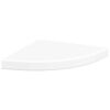 vidaXL Eck-Schweberegale 4 Stk. Wei&szlig; 35x35x3,8 cm MDF