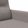 vidaXL 2-Sitzer-Sofa Taupe 140 cm Stoff