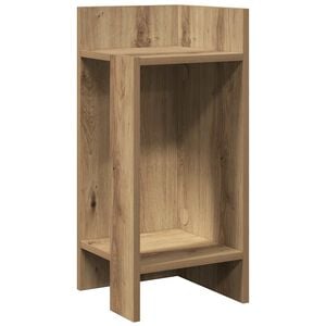 vidaXL Beistelltisch mit Ablage Artisan-Eiche 25,5x27x60 cm