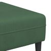 vidaXL Sofa mit Kissen Dunkelgr&uuml;n 250 x 188 x 76 cm Cordstoff
