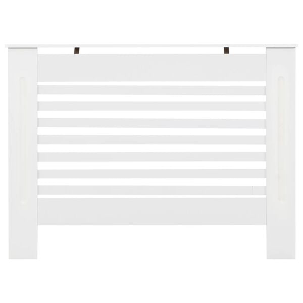 vidaXL Heizkörperverkleidungen 2 Stk. Weiß 112 x 19 x 81,5 cm MDF