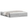 vidaXL Bettgestell Grau Sonoma 180x200 cm