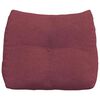 vidaXL R&uuml;cken Kissen Weinrot 60 x 24 x 50 cm Stoff