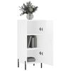 vidaXL Sideboard Hochglanz-Wei&szlig; 34,5x34x90 cm Holzwerkstoff