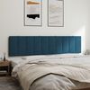vidaXL Kopfteil-Kissen "Hanko" Blau 200 cm Samt