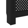 vidaXL Heizk&ouml;rperverkleidung Schwarz 172x19x81,5 cm MDF