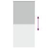 vidaXL Verdunkelungsrollo Hellgrau 95x210 cm Stoffbreite 90,7 cm