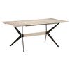 vidaXL Esstisch 180x90x76 cm Massivholz Mango
