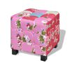 vidaXL Patchwork-Fu&szlig;hocker im Pastoralen Design