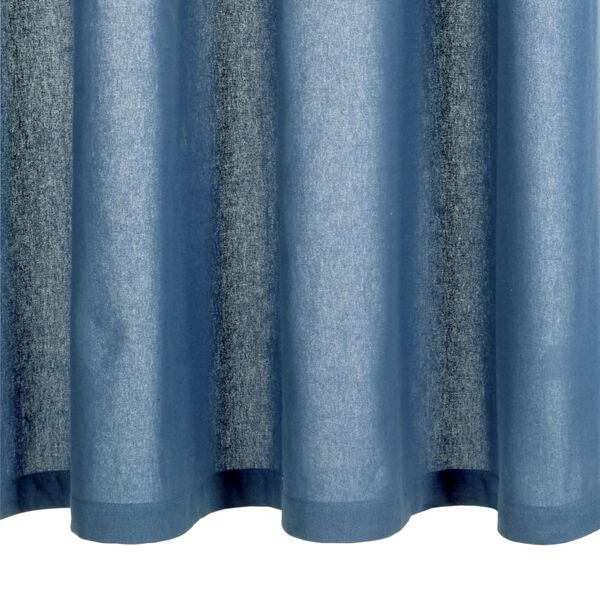 vidaXL Vorh&auml;nge mit Metall&ouml;sen 2 Stk. Baumwolle 140 x 225 cm Blau