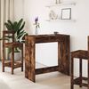 vidaXL Bartisch R&auml;uchereiche 102x50x103,5 cm Holzwerkstoff