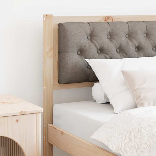 vidaXL Kopfteil Sonstiges Braun und Taupe 90 cm Massivholz Kiefer