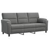 vidaXL Sofa Dunkelgrau 214 x 85 x 93 cm Samt