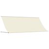 vidaXL Markise Einziehbar Creme 400x150 cm Stoff und Stahl