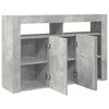vidaXL Sideboard Beton Grau 116 x 30 x 75 cm Holzwerkstoff