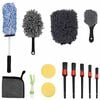 vidaXL Auto B&uuml;rsten Set Mehrfarbig Poly-Rattan