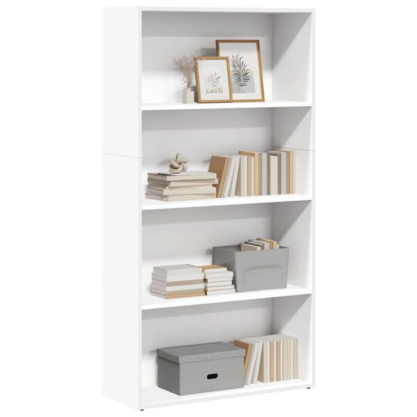 vidaXL B&uuml;cherregal Wei&szlig; 80x30x152 cm Holzwerkstoff