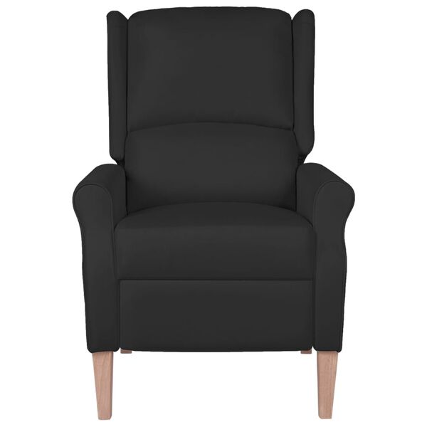vidaXL Massagesessel Verstellbar Schwarz Stoff