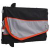 vidaXL Fahrradanh&auml;nger Schwarz und Orange 45 kg Eisen