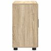vidaXL Sideboard Sonoma-Eiche 88,5 x 30,5 x 55,5 cm Holzwerkstoff
