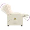 vidaXL Massagesessel Creme Kunstleder
