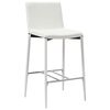 vidaXL 3-tlg. Bar-Set Kunstleder Wei&szlig;