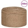 vidaXL Seil 100% Jute 14 mm 250 m