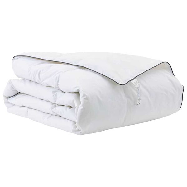 vidaXL Winterbettdecke Wei&szlig; 140 x 220 cm Feder