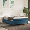 vidaXL Boxspringbettgestell Dunkelblau 140x190 cm Samt