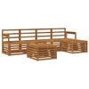 vidaXL Sofagarnituren 6 pcs Natur Massivholz Akazie