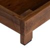 vidaXL Pflanzenst&auml;nder 3 pcs Braun Mahagoni Holz