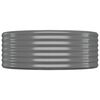 vidaXL Hochbeet Verzinkter Stahl 507x100x36 cm Grau