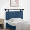 vidaXL H&auml;ngevorderseite Wandmontiert Uni Blau 110 x 55 x 5 cm Stoff