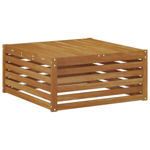 vidaXL Outdoor-Fu&szlig;hocker Massivholz Akazie Wei&szlig;