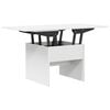vidaXL Couchtisch Wei&szlig; 55 x 54,5 x 45 cm Holzwerkstoff