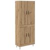 vidaXL Highboard 2 stk. Artisan-Eiche 69,5 x 34 x 180 cm Holzwerkstoff