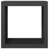 vidaXL Brennholzregal Schwarz 60x40x60 cm Stahl