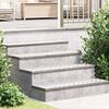 vidaXL Treppe Tritt Rechtwinklig 4 pcs Silber 100 x 20 cm Aluminium