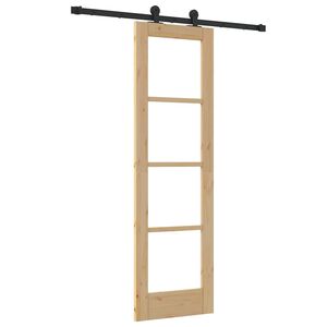 vidaXL Schiebet&uuml;r ORKDAL Natur 61 x 198,5 cm
