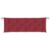 vidaXL Gartenbank-Auflage Weinrot 150x50x7 cm Oxford-Gewebe