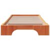 vidaXL Bettrahmen Wachsbraun 80 x 200 cm Massives Kiefernholz