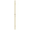 vidaXL Innent&uuml;r Schlank Golden 102,5x201,5 cm Hartglas und Aluminium