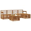 vidaXL Sofagarnituren 6 pcs Natur Massivholz Akazie