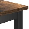vidaXL Esstischbank Ger&auml;ucherte Eiche 100 x 32,5 x 48,5 cm
