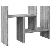 vidaXL Schreibtisch-Organizer Grau Sonoma 34,5x15,5x35,5 Holzwerkstoff